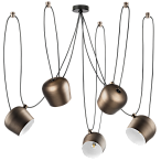 727153 (MD2042-5A ) Люстра OMEGA 5х40W E27 BROWN ALU 727153 (MD2042-5A ) Люстра OMEGA 5х40W E27 BROWN ALU