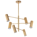 718263 (MD2166-6A) ������ ROMA 6�28W GU10 (led)  CHAMPAGNE GOLD