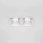Встраиваемый светильник Maytoni Alfa LED 4000K 2x10Вт 36° DL043-02-10W4K-SQ-W Встраиваемый светильник Maytoni Alfa LED 4000K 2x10Вт 36° DL043-02-10W4K-SQ-W