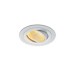 114221, NEW TRIA XL ROUND SET ���������� SLV � COB LED 13�� (16��), 2700�, 1030lm, 38�, � ������ �������, �����
