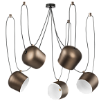727253 (MD2042-5B ) Люстра OMEGA 5х40W E27 BROWN ALU 727253 (MD2042-5B ) Люстра OMEGA 5х40W E27 BROWN ALU