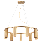 718093 (MD2166-9A) ������ ROMA 9�28W GU10 (led) CHAMPAGNE GOLD
