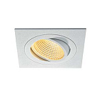 114241, NEW TRIA XL SQUARE SET ���������� SLV � COB LED 13�� (16��), 2700�, 1030lm, 38�, � ������ �������, �����