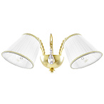 Бра Lightstar ESEDRA 2x40W E27 GOLD FOIL ткань арт. 796623 Бра Lightstar ESEDRA 2x40W E27 GOLD FOIL ткань арт. 796623