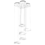 763436 Подвес UNITARIO 46W LED 5060LM БЕЛЫЙ МАТОВЫЙ 3000K 763436 Подвес UNITARIO 46W LED 5060LM БЕЛЫЙ МАТОВЫЙ 3000K