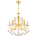 708052 (MD 300018-5) Люстра подвесная ELEGANTE 5х60W E14 24K ЗОЛОТО 708052 (MD 300018-5) Люстра подвесная ELEGANTE 5х60W E14 24K ЗОЛОТО