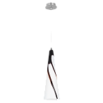 804011 (MD6619-1W) Подвес CIOCCOLATO 1х40W E27 НИКЕЛЬ/БЕЛ+КОРИЧ 804011 (MD6619-1W) Подвес CIOCCOLATO 1х40W E27 НИКЕЛЬ/БЕЛ+КОРИЧ
