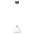 810020 (MD5017-1W) Подвес AGOLA 1х40W E14 ХРОМ/БЕЛЫЙ 810020 (MD5017-1W) Подвес AGOLA 1х40W E14 ХРОМ/БЕЛЫЙ