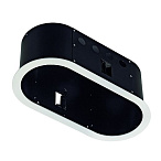 115611, AIXLIGHT® PRO, 2 FLAT FRAME ROUND ������ � ������ ��� 2-� ���������� SLV�� MODULE, �������.�����/ ������