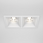 Встраиваемый светильник Maytoni Alfa LED 4000K 2x15Вт 36° DL043-02-15W4K-SQ-W Встраиваемый светильник Maytoni Alfa LED 4000K 2x15Вт 36° DL043-02-15W4K-SQ-W