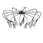 711124 (SX1105/12)  ������ AEREO 12�25W G9 CHROME