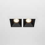 Встраиваемый светильник Maytoni Alfa LED 3000K 2x10Вт 36° DL043-02-10W3K-SQ-WB Встраиваемый светильник Maytoni Alfa LED 3000K 2x10Вт 36° DL043-02-10W3K-SQ-WB