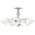Люстра Lightstar ESEDRA 5x40W E27 SILVER FOIL ткань арт. 796059 Люстра Lightstar ESEDRA 5x40W E27 SILVER FOIL ткань арт. 796059