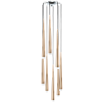 807083 (MD1220A-8GL) ������ PUNTO 8�25W G9 chrome + champagne