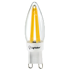 940472  ����� LED 220V C35 G9 5W=40W 280LM 360G 3000K  20000H