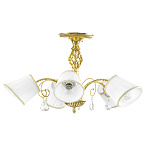 Люстра Lightstar ESEDRA 5x40W E27 GOLD FOIL ткань арт. 796053 Люстра Lightstar ESEDRA 5x40W E27 GOLD FOIL ткань арт. 796053
