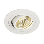 113871, NEW TRIA LED DL ROUND SET, ���������� SLV � COB LED 6.2��, 2700K, 38�, 600lm, � ������ �������, �����