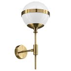 813611 (MB1803-1EB)  ��� GLOBO 1�40W  E14 electroplating bronze/white
