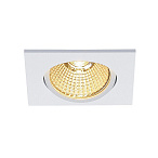 114391, NEW TRIA 68 LED SQUARE SET ���������� SLV � COB LED 9�� (12��), 3000�, 800lm, 38�, � ��. �������, �����