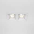 Встраиваемый светильник Maytoni Alfa LED 3000K 2x10Вт 36° DL043-02-10W3K-SQ-W Встраиваемый светильник Maytoni Alfa LED 3000K 2x10Вт 36° DL043-02-10W3K-SQ-W