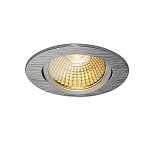 114386, NEW TRIA 68 LED ROUND SET ���������� SLV � COB LED 9�� (12��), 3000�, 800lm, 38�, � ��. �������, ������.