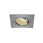 114256, NEW TRIA 110 SQUARE CS ���������� SLV ������������ 16�� � �� � LED 3000�, 1120��, 38�, �����. ��������