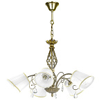 Люстра Lightstar ESEDRA 5x40W E27 BRONZE ткань арт. 796151 Люстра Lightstar ESEDRA 5x40W E27 BRONZE ткань арт. 796151