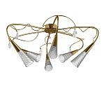 Люстра Lightstar AEREO 6х25W G9 GOLD арт. 711062 Люстра Lightstar AEREO 6х25W G9 GOLD арт. 711062