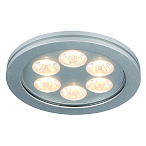 111992, EYEDOWN LED 6�1W ���������� SLV ������������ IP44 � 6 PowerLED �� 1��, 3000K, 400lm,15�, 350mA, ��������